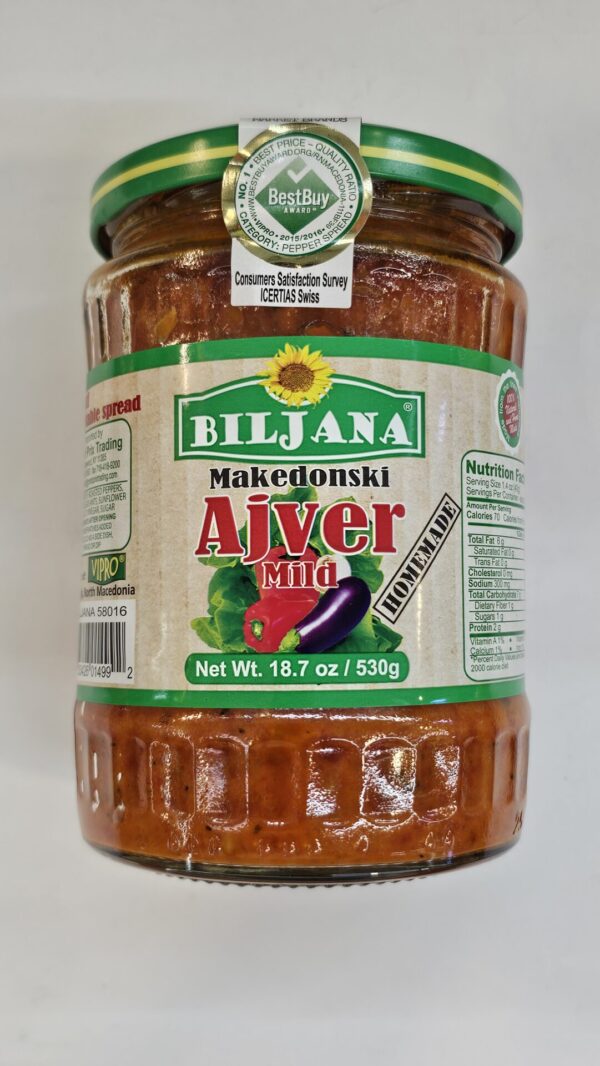 Biljana Makedonski Ajver Mild Vegetbale Spread 530g
