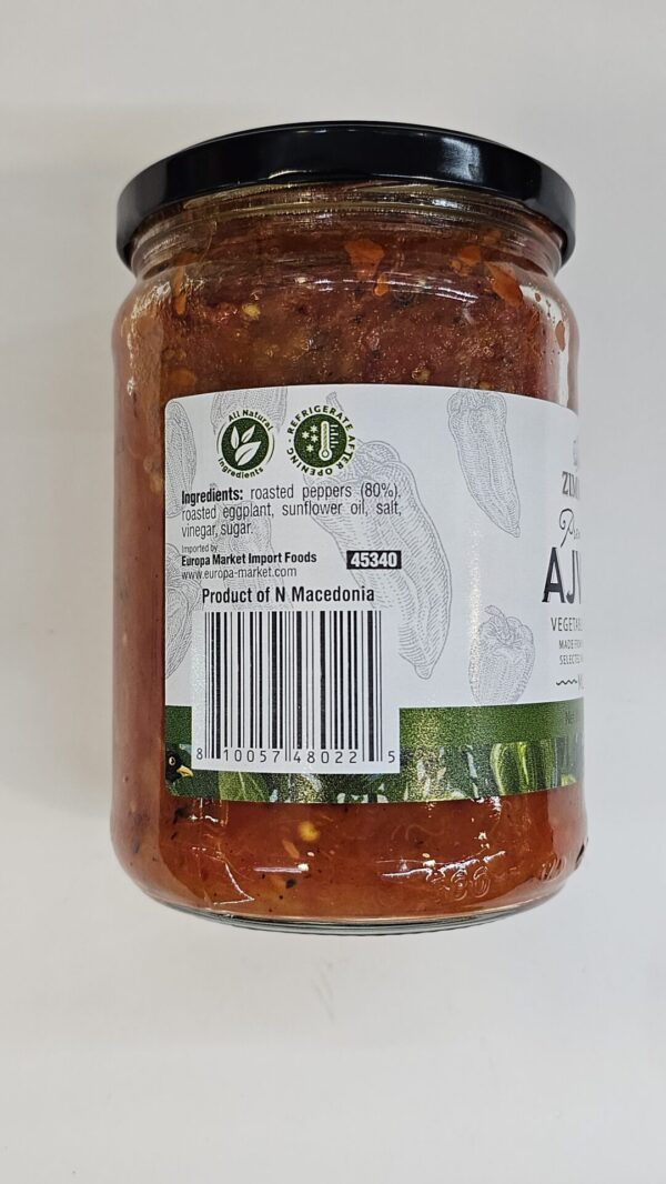 Zimnica Premium Ajvar Vegetable Spread Mild 540g - Image 3