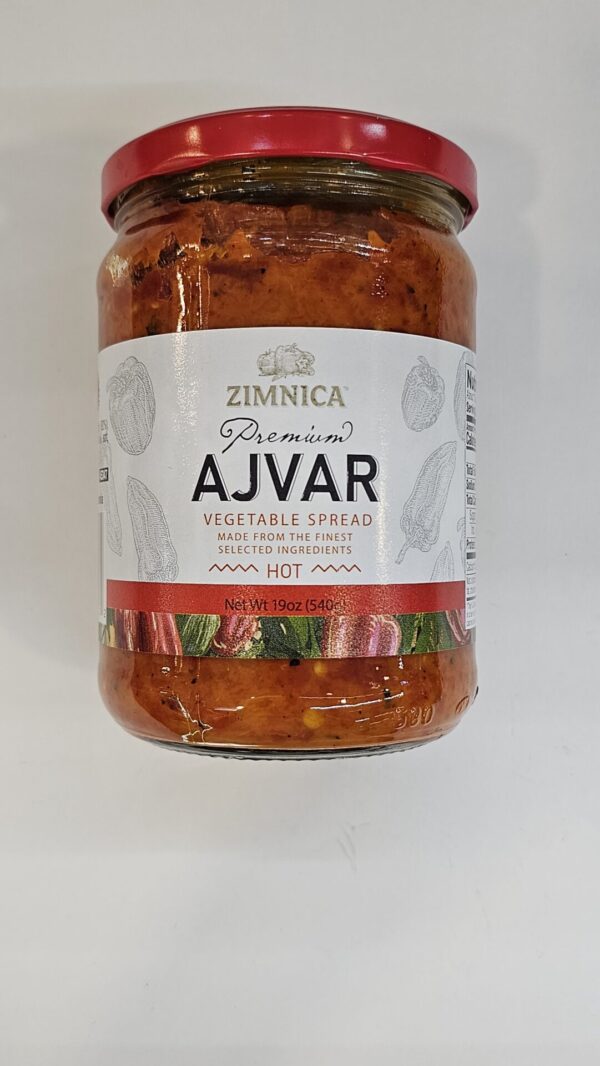 Zimnica Premium Ajvar Hot Vegetable Spread 540g