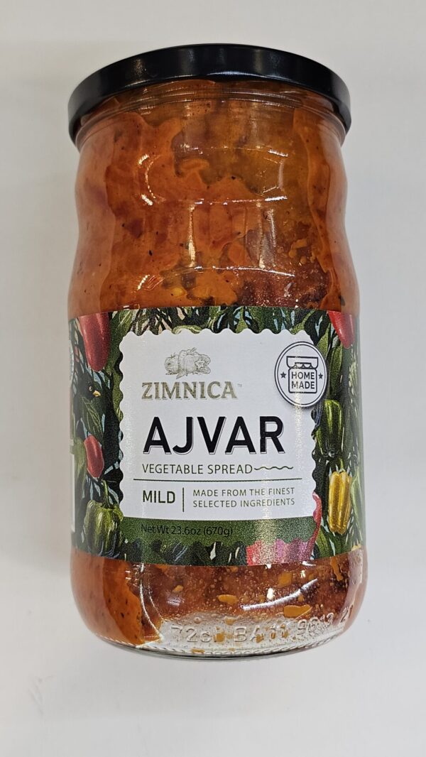 Zimnica Ajvar Mild Vegetable Spread 670g