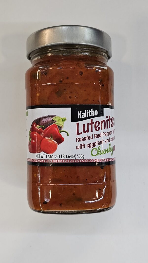 Kalitko Lutenitsa Roasted Red Pepper Spread With Eggplant And Spices 500g