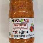 Vava Premium Hot Ajvar Spicy Roasted Red Pepper Spread 680g