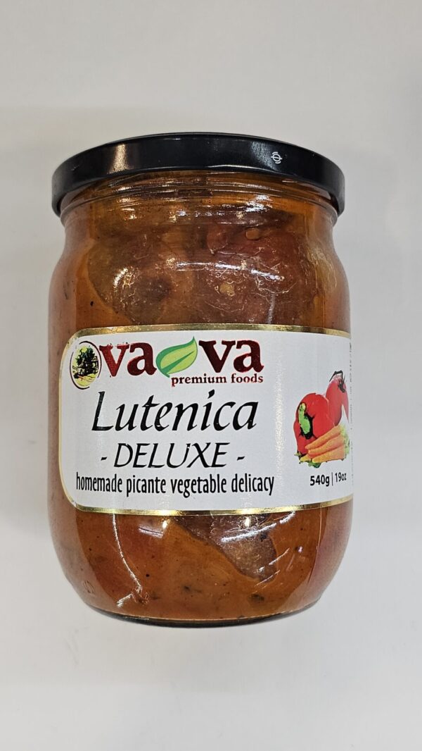 Vava Premium Lutenica Deluxe Homemade Picante Vegetable Delicacy 540g