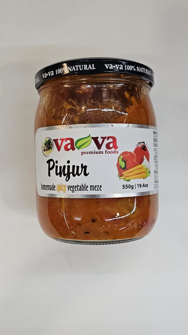 Vava Premium Pinjur Homemade Spicy Vegetable Meze 550g
