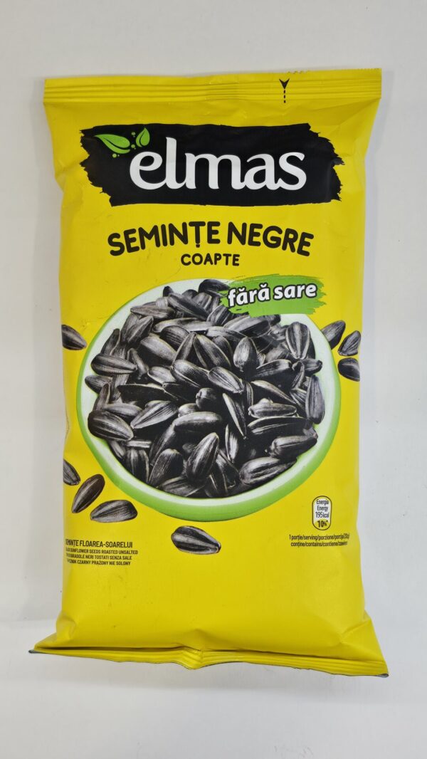 Elmas Seminte Negre Coapte Fara Sare 200g