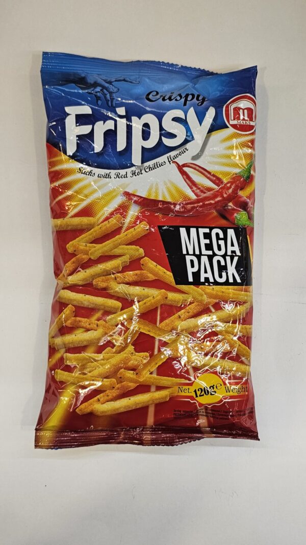 Crispy Frispy Sticks With Red Hot Chillies Flavour Mega Pack 120g