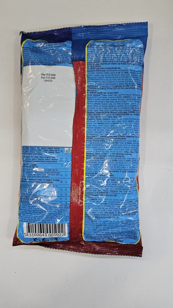 Crispy Frispy Sticks With Red Hot Chillies Flavour Mega Pack 120g - Image 3