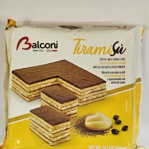 Balconi Tiramisu Coffee -Wet Sponge Cake With Mascarpone Cream 400g