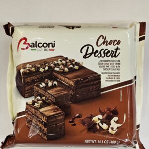 Balconi Choco Dessert Coated With Chocolate Shavings 400g