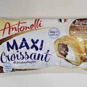 Antonelli Maxi Croissant Double Flavour Cocoa Cream & Milk Cream 80g