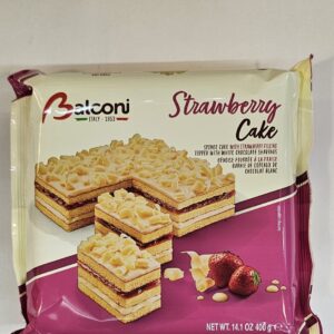 Balconi Strawberry Cake Topped With Chocolate Shaving 400g