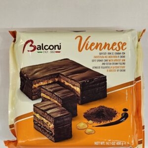 Balconi Viennese With Apricot Jam & Cocoa Cream Filling 400g
