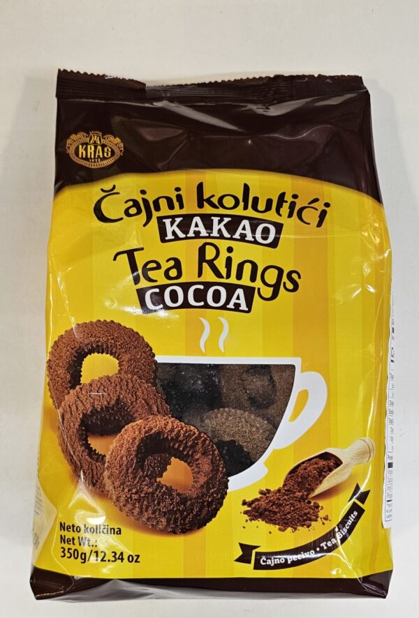 Kras Tea Rings Cocoa 350g