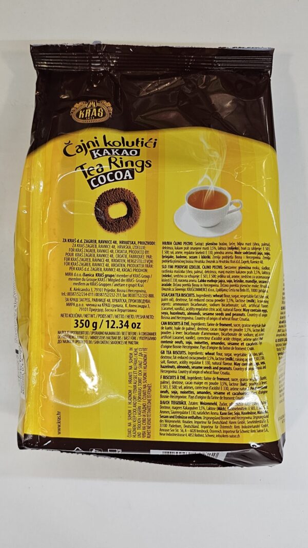 Kras Tea Rings Cocoa 350g - Image 3