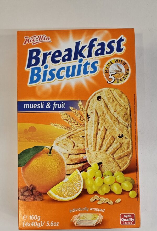 Breakfast Biscuits Museli & Fruit 160g