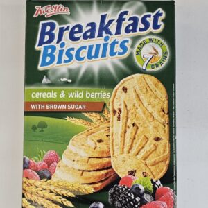 Breakfast Biscuits Cereals & Wild Berries With Brown Sugar 160g