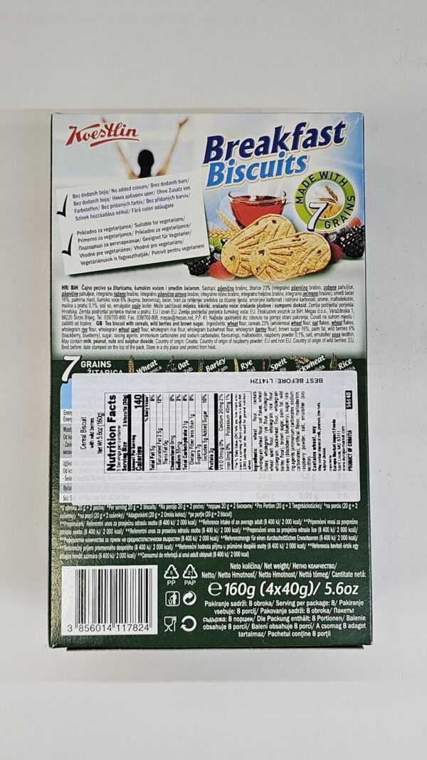 Breakfast Biscuits Cereals & Wild Berries With Brown Sugar 160g - Image 3