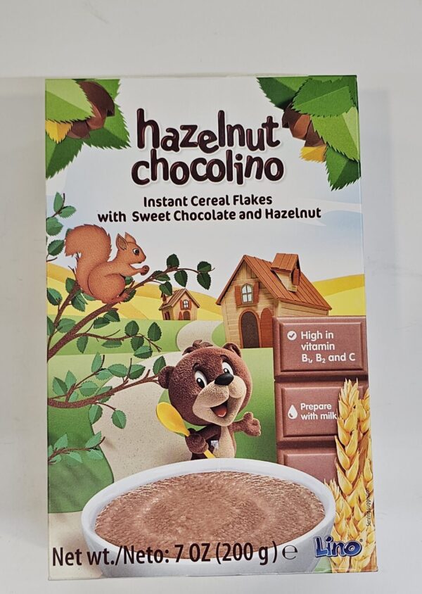 Hazelnut Chocolino Instant Cereal Flakes With Sweet Chocolate & Hazelnut 200g