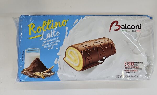 Balconi Rollino Latte With Cream Milk Filling 222g