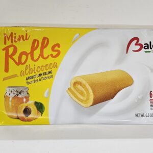 Balconi Mini Rolls Apricot Jam Filling 180g