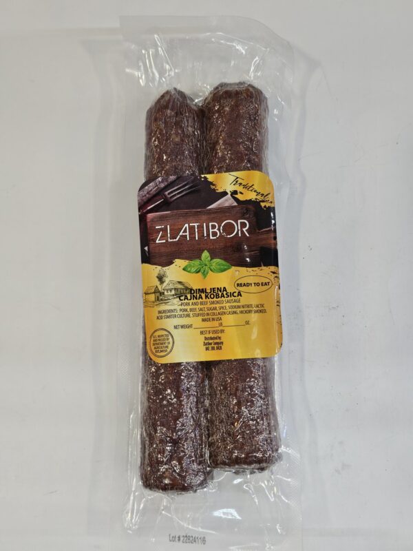 Zlatibor Pork & Beef Smoked Sausage Ready To Eat