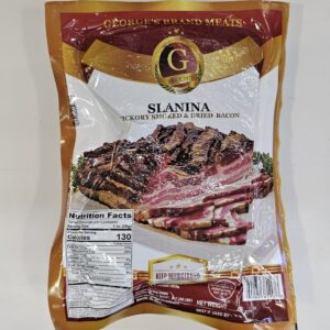 George's Slanina Hickory Smoked & Dried Bacon