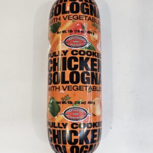 Brother And Sister Fully Cooked Chicken Bologna With Vegetables 454g