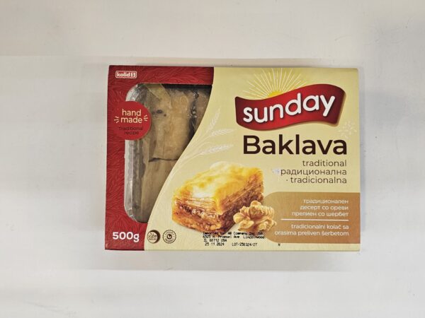 Sunday Baklava Handmade 500g