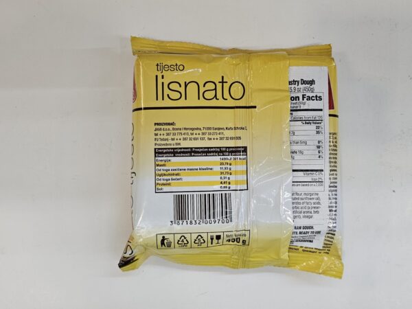Jami Tijesto Lisnato Pastry Dough 450g - Image 3
