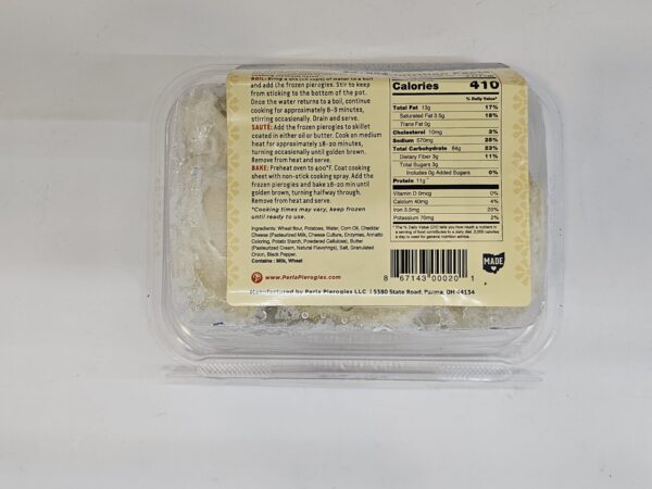 Perla Pierogies Potato & Cheddar Filled Pierogies 453g - Image 3