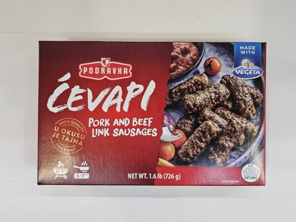 Podravka Cevapi Pork And Beef Link Sausages 726g