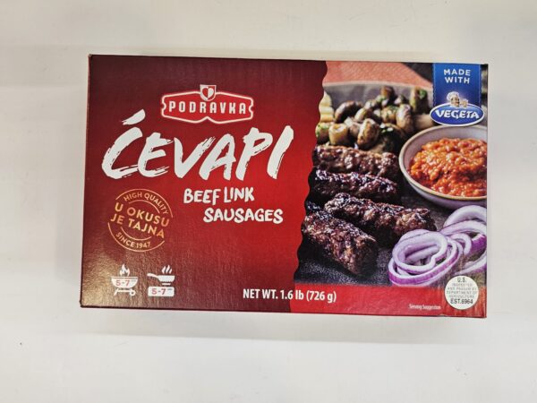 Podravka Cevapi Beef Link Sausages 726g