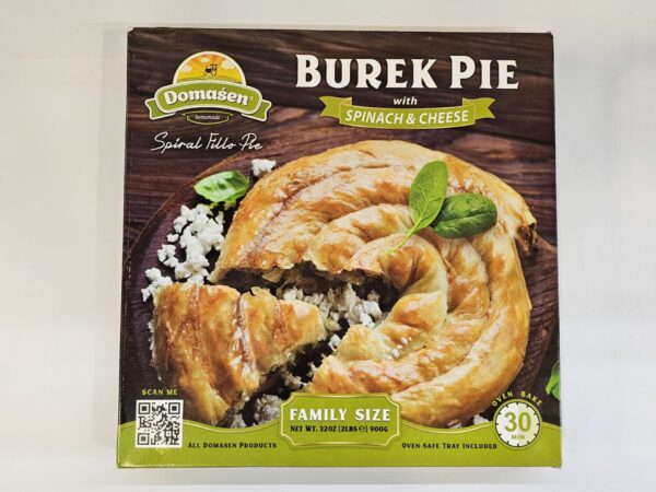 Domasen Burek Pie With Spinach & Cheese Family Size 900g
