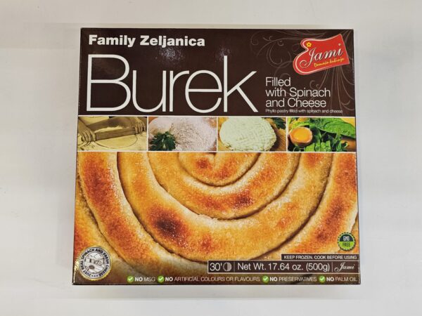 Jami Burek Filled With Spinach & Cheese Phyllo Pastry 500g