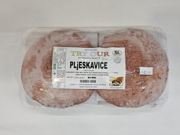 TOI Pljeskavice Balkan Style Burger 2.2lb 6pc