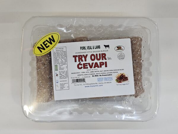 TOI New Cevapi Pork, Veal & Lamb 16pcs 1lb