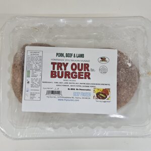 TOI Burger Pork, Beef & Lamb 4pcs 1lb