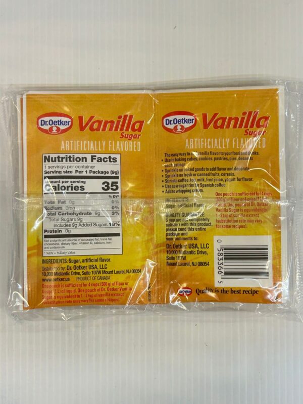 Dr. Oetker Vanilla Sugar 9g - Image 2