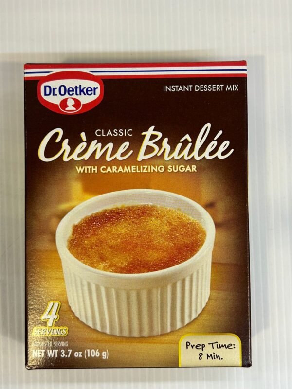 Dr. Oetker Classic Creme Brulee Instant Dessert Mix
