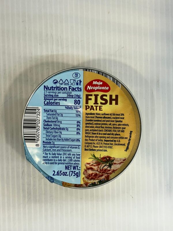 Moja Neoplanta Fish Pate 75g