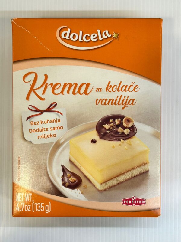 Dolcela Vanilla Flavored Cream For Cake 135g