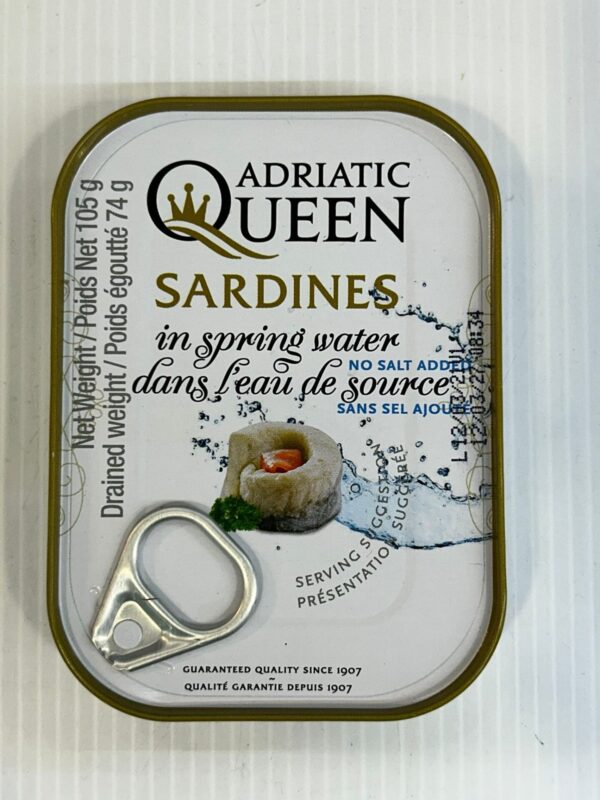 Adriatic Queen Sardines In Spring Water