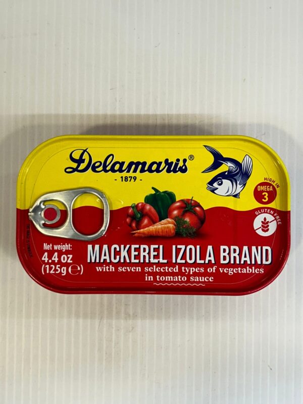 Delamaris Mackerel Izola Brand 125g