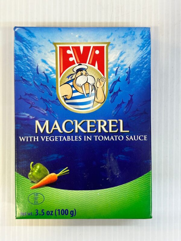 Eva Mackerel With Vegetables In Tomato Sauce 100g
