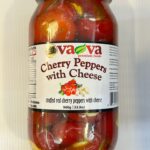 Va-Va Stuffed Red Cherry Peppers With Cheese 960g