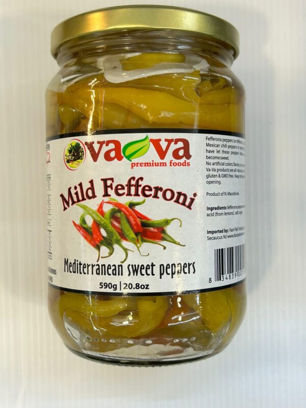 Va-Va Mild Fefferoni Mediterranean Sweet Peppers 590g
