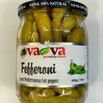 Va-Va Fefferoni Green Mediterranean Hot Peppers 490g