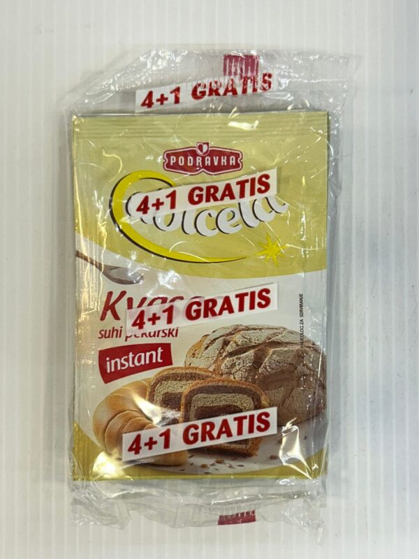 Dolcela Instant Dry Bakery Yeast 4+1 Gratis 7g