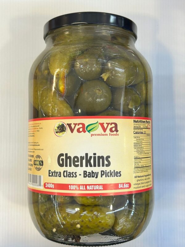 Va-Va Gherkins Extra Class Baby Pickles 2400g