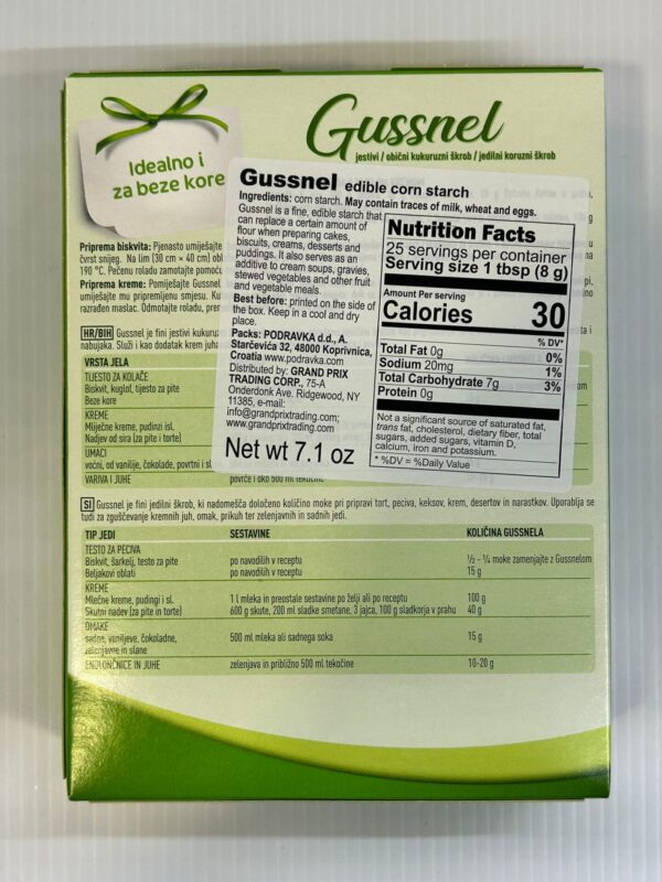 Dolcela Gussnel Edible Corn Starch 200g - Image 3